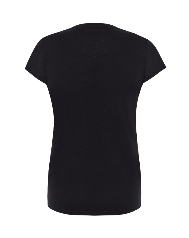 CAMISETA LADIES ALG.145 g NEGRO M/C T-M 